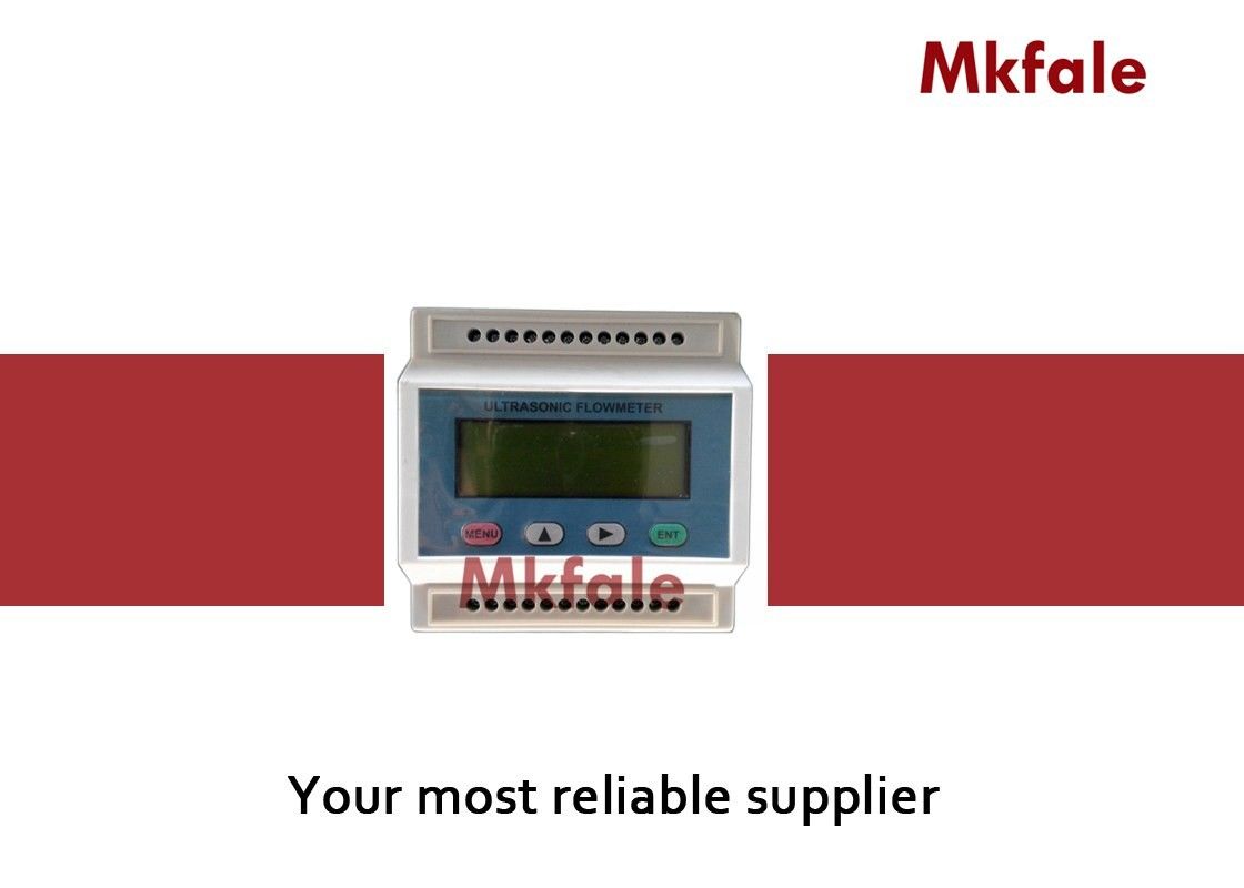 Three Way Ultrasonic Flow Meter Clamp On Type 4 - 20mA Analog Input , Accuracy Up To 0 . 1 %
